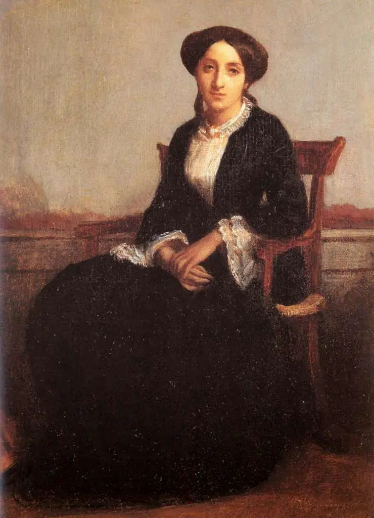 Bouguereau: Portrait Of Genevieve Celine Eldest Dau