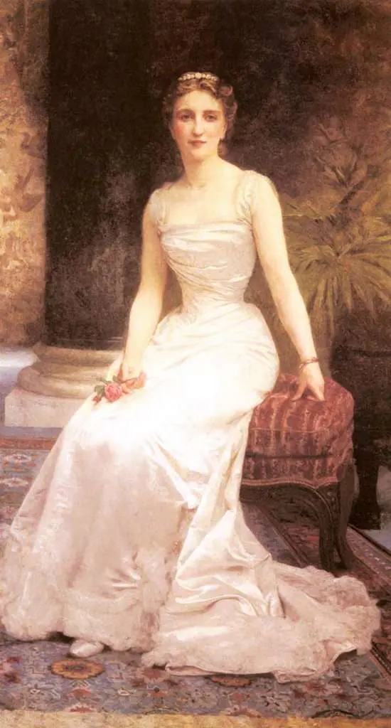 Bouguereau: Portrait Of Madame Olry Roederer