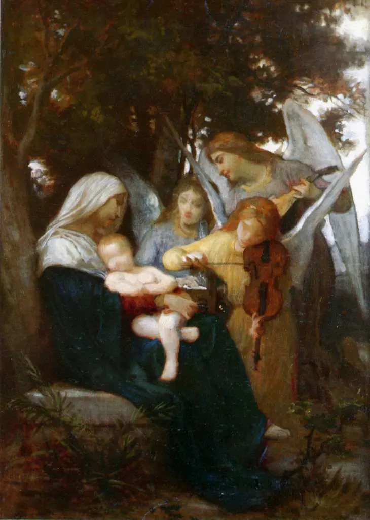 Bouguereau: Study For Vierge Aux Anges
