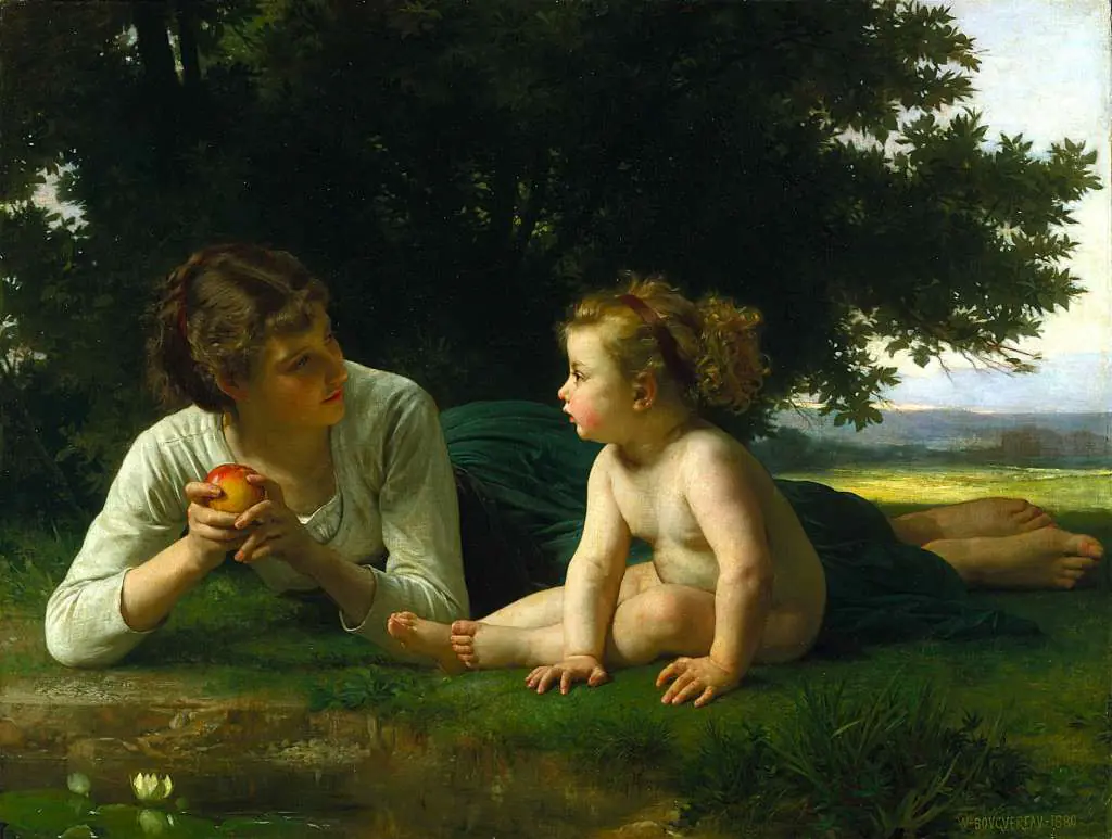 Bouguereau: Temptation 1880