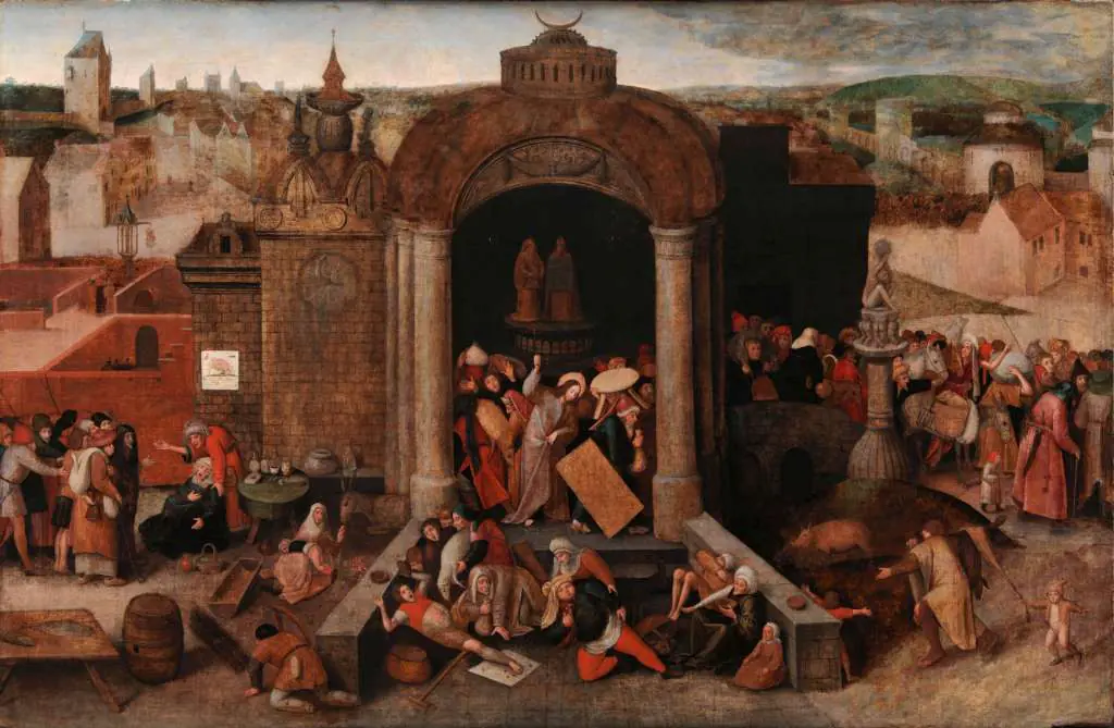 Bruegel: Christ Driving The Traders From The Temple