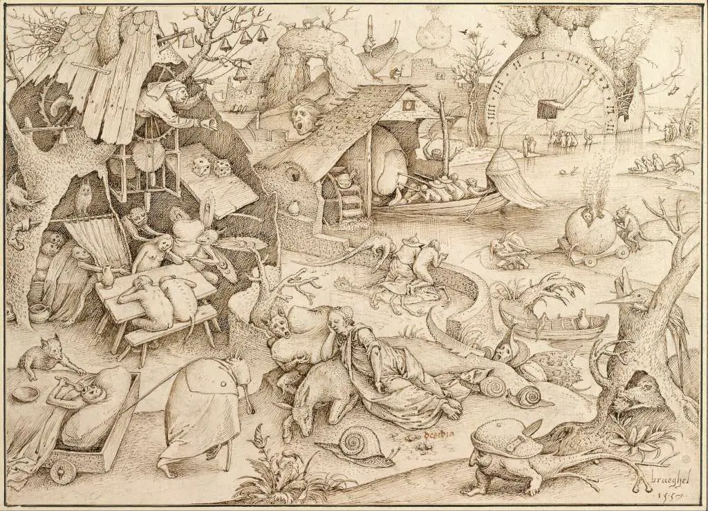 Bruegel: Desidia 1557