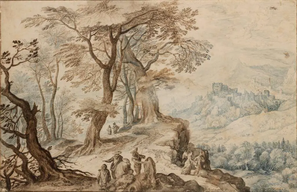 Bruegel: Landscape With Tobias And The Angel
