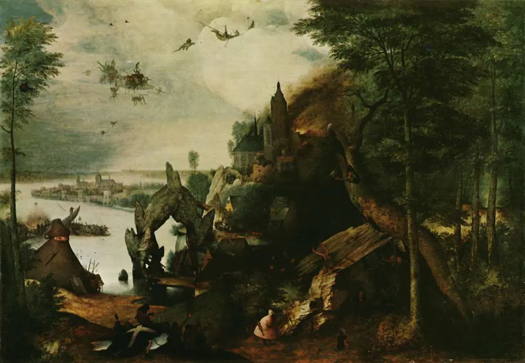 Bruegel: Landscape With The Temptation Of Saint Anthony