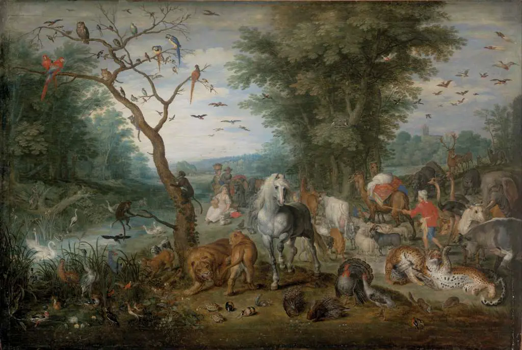 Bruegel: Paradise Landscape With Animals