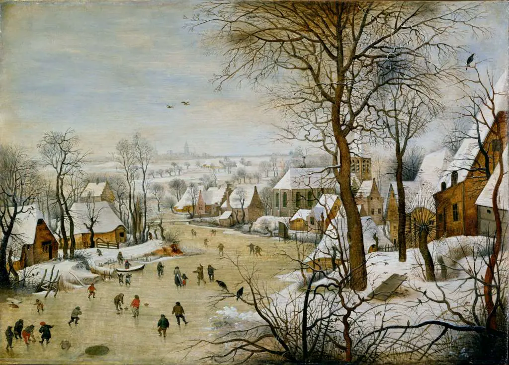 Bruegel: Winter Landscape With Bird Trap