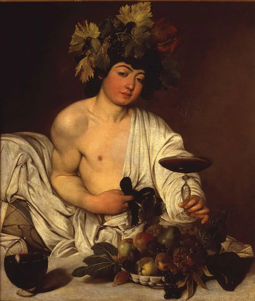 Caravaggio: Bacco Adolescentet