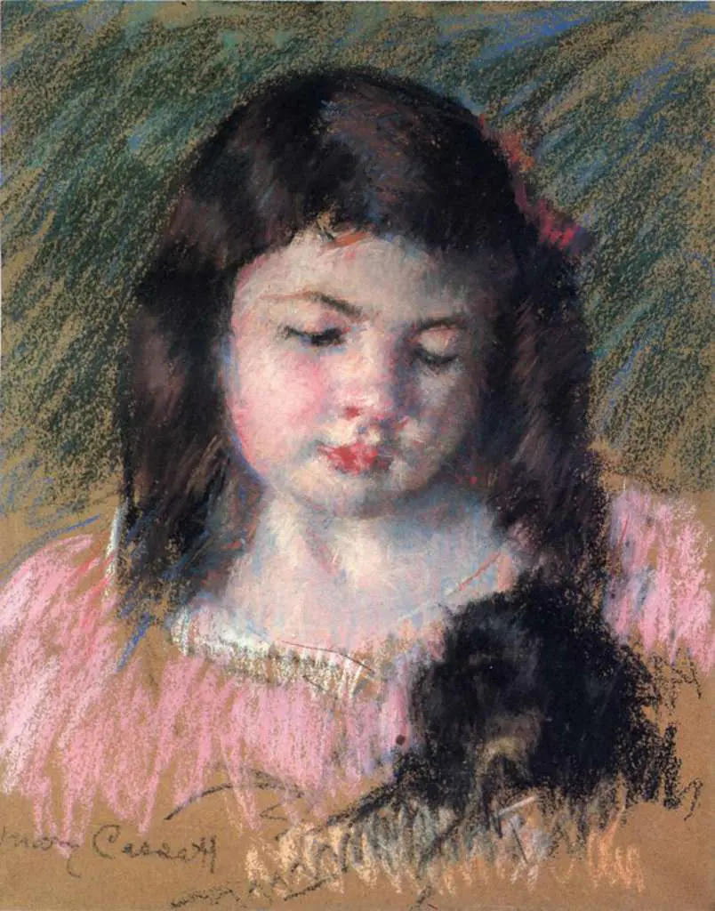 Mary Cassatt: Bust Of Francoise Looking Down