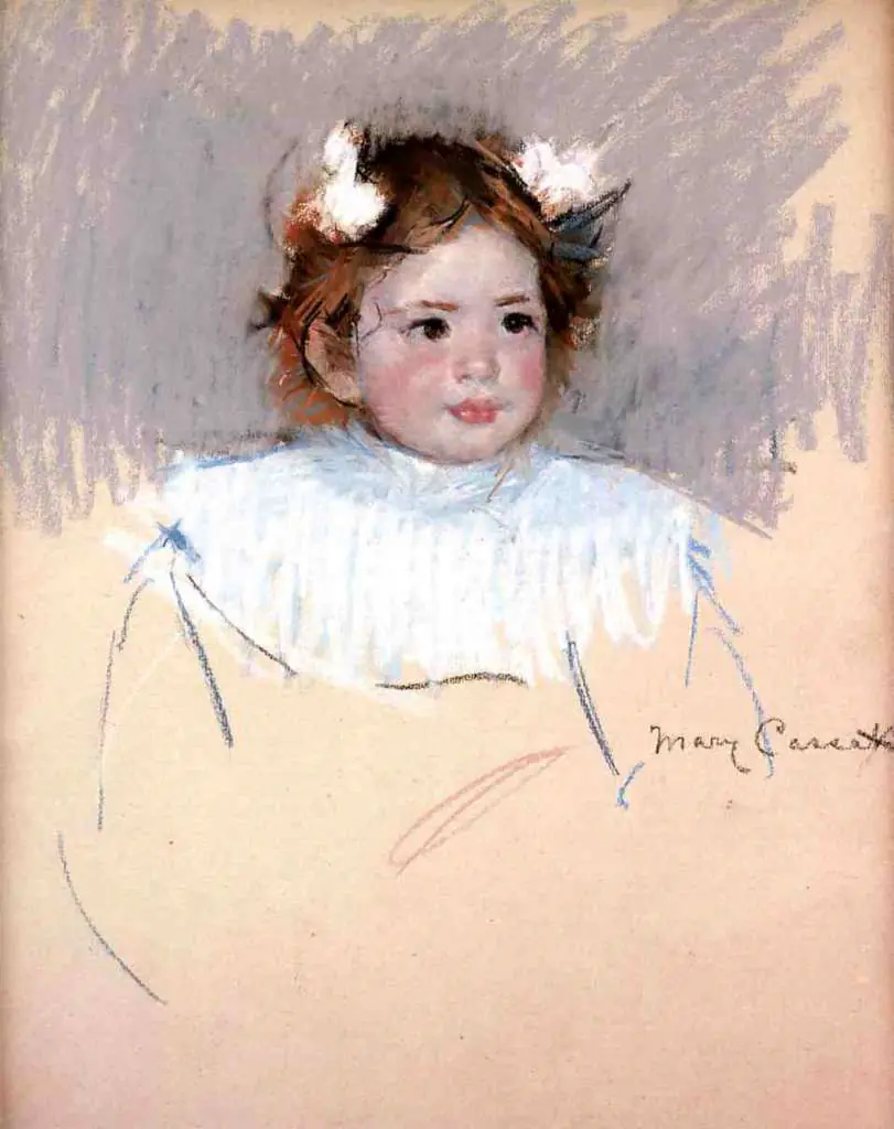 Mary Cassatt: Ellen With Bows In Her Hair