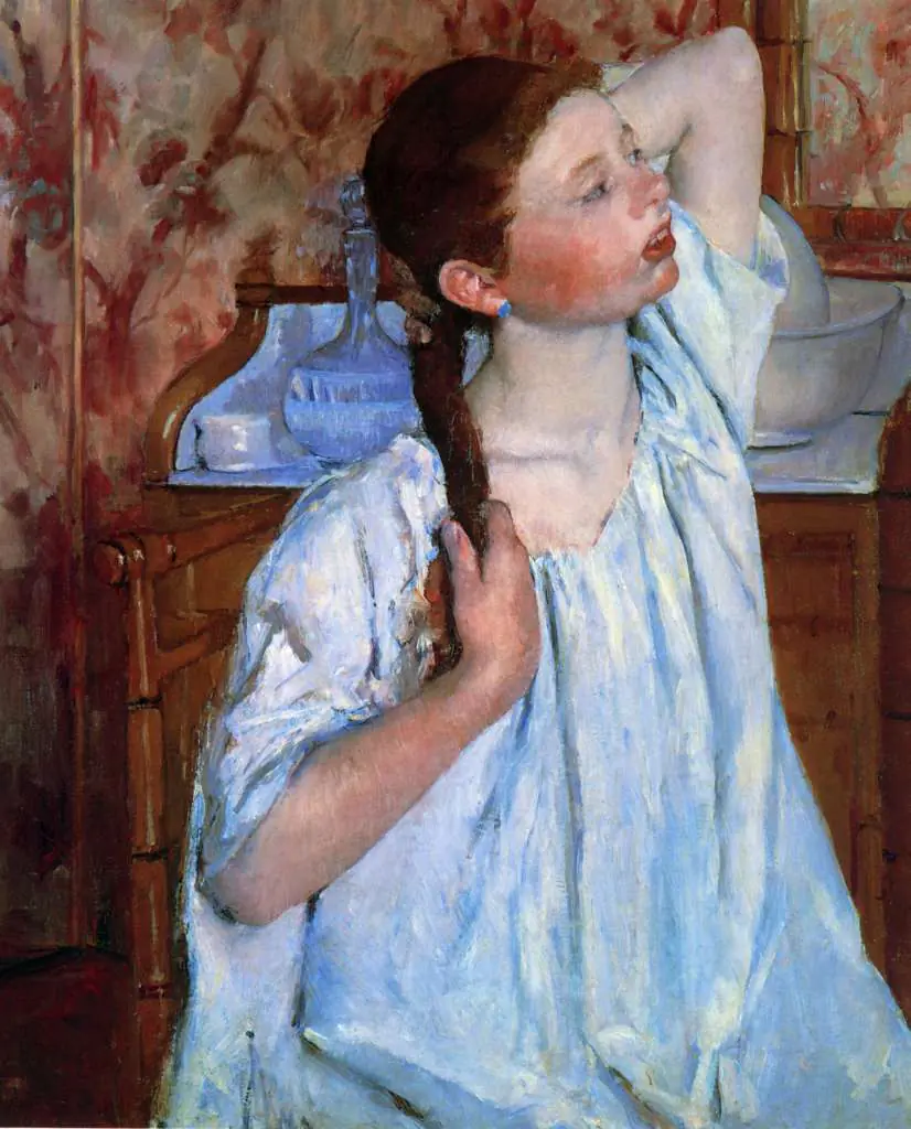 Mary Cassatt: Girl Arranging Her Hair