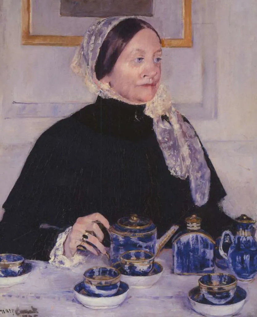 Mary Cassatt: Lady At The Tea Table