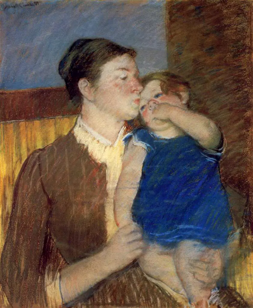 Mary Cassatt: Mothers Goodnight Kiss