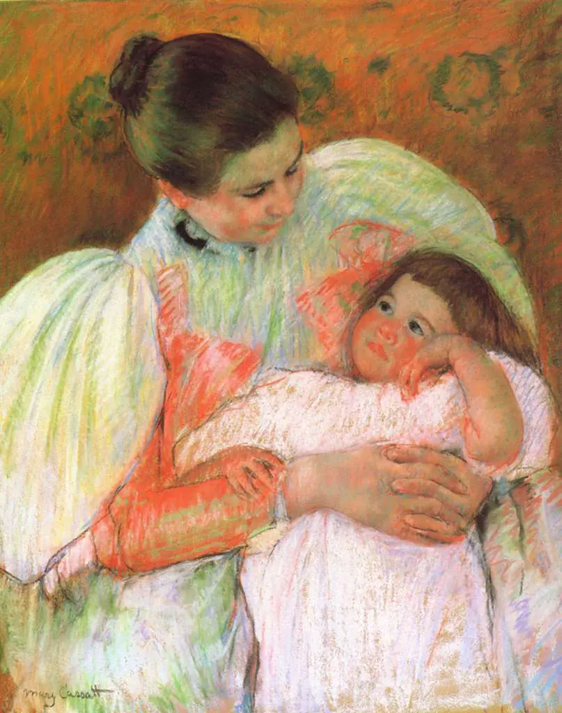 Mary Cassatt: Nurse And Child