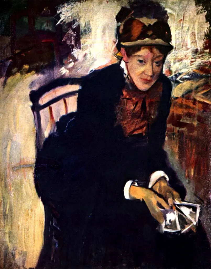 Mary Cassatt: Portrait Of Measures Cassatt The Maps Holding