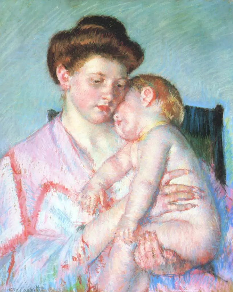 Mary Cassatt: Sleepy Baby