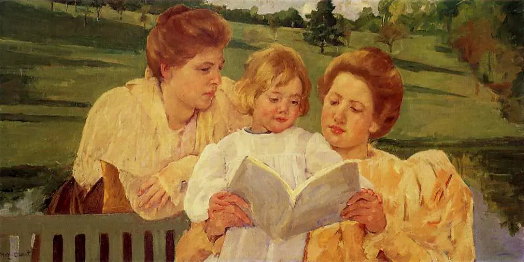 Mary Cassatt: The Garden Reading