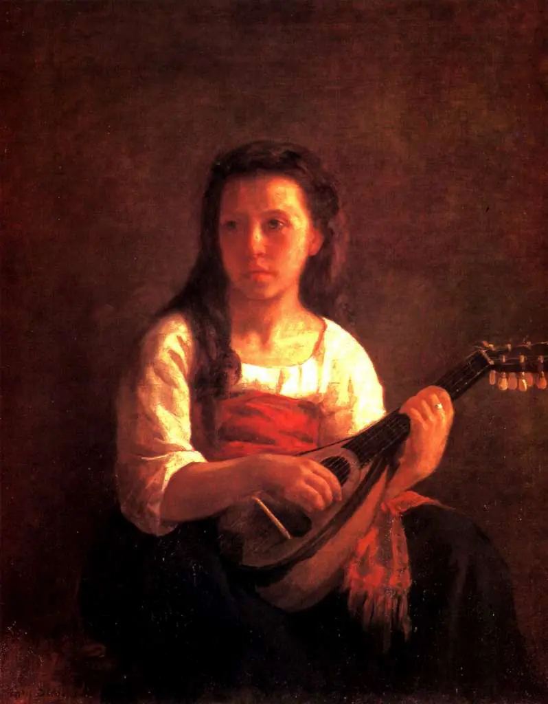Mary Cassatt: The Mandolin Player