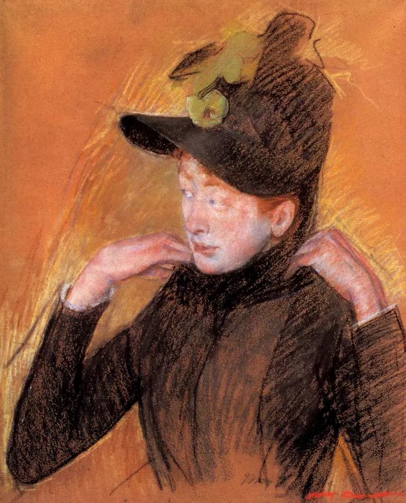 Mary Cassatt: Woman Arranging Her Veil