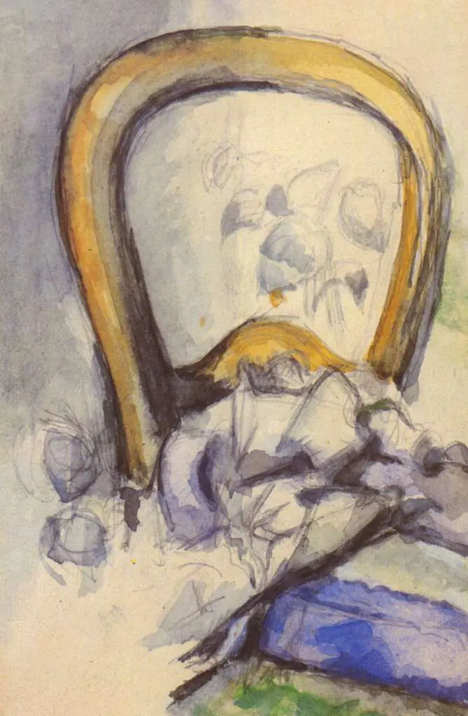 Cezanne: Back Of A Chair