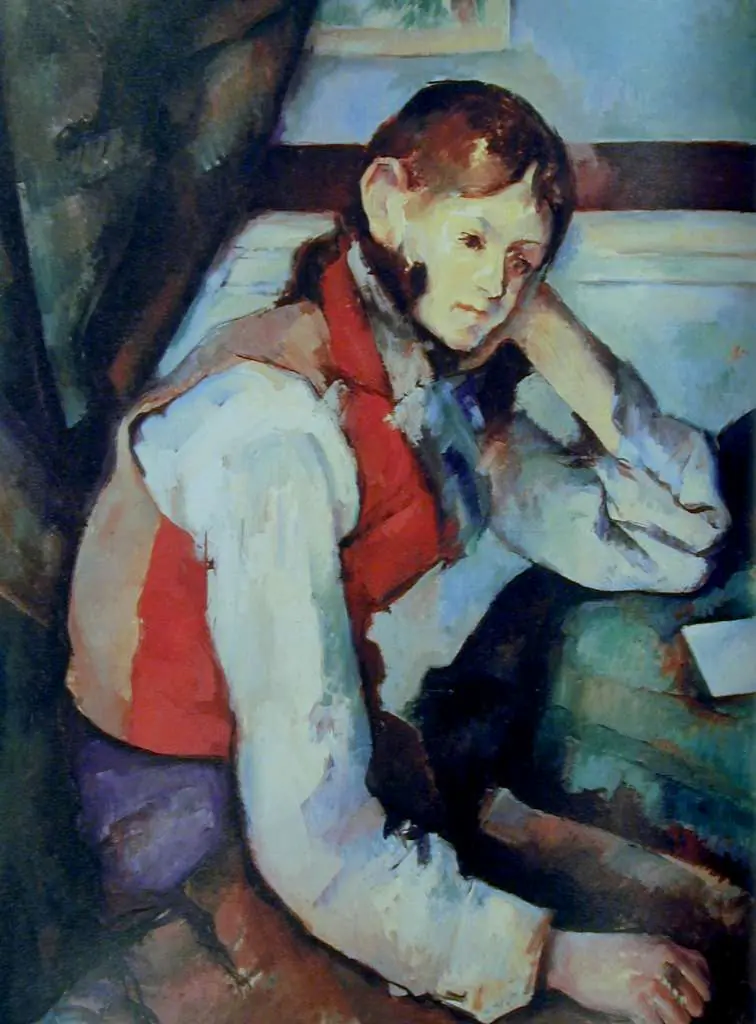 Cezanne: Boy With Red Vest1