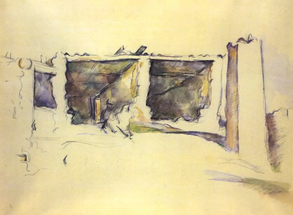 Cezanne: Cottage And Chimney