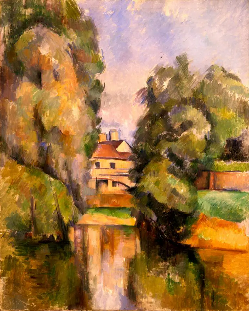 Cezanne: Country House By A River