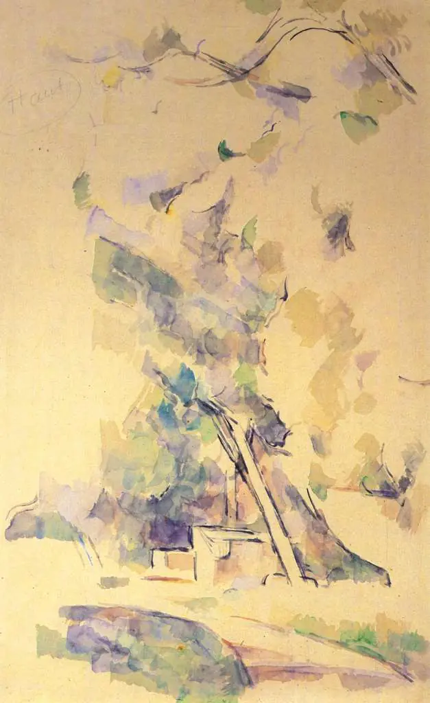 Cezanne: Draw Well In The Park Of Chateau Noir