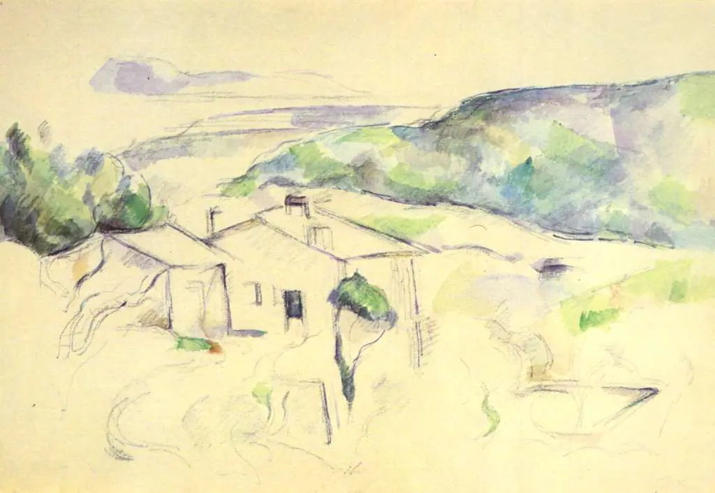 Cezanne: Farm By The Road To Le Thounet