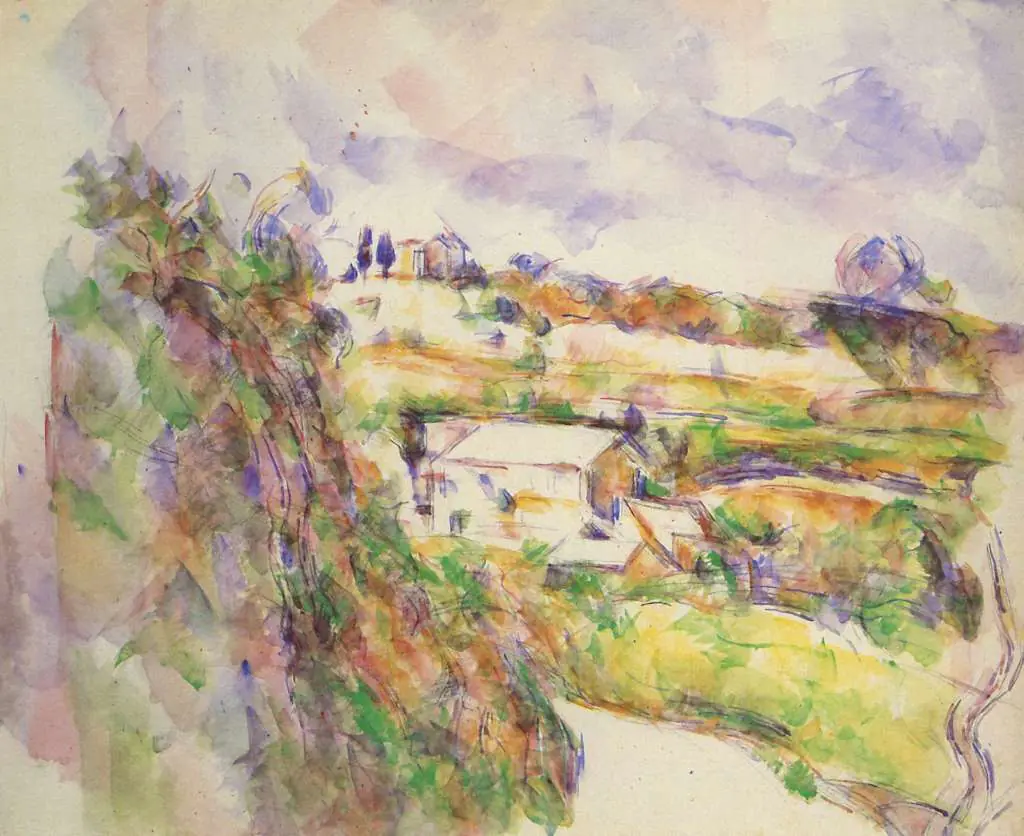 Cezanne: House Near The Bend Of The Chemin Des Lauves
