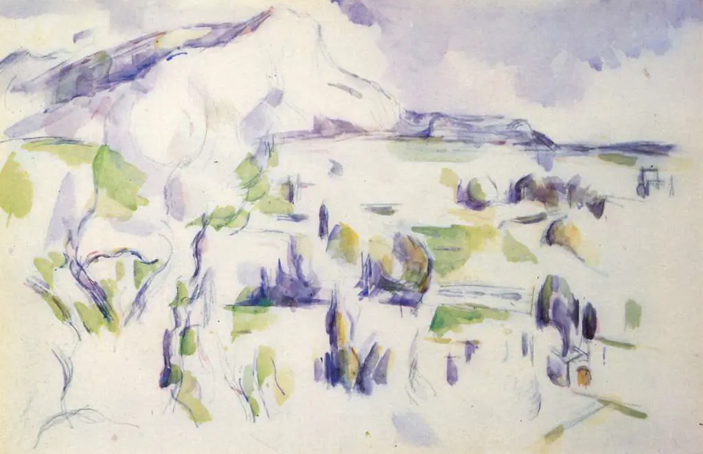 Cezanne: Montagne Saint Victiore1