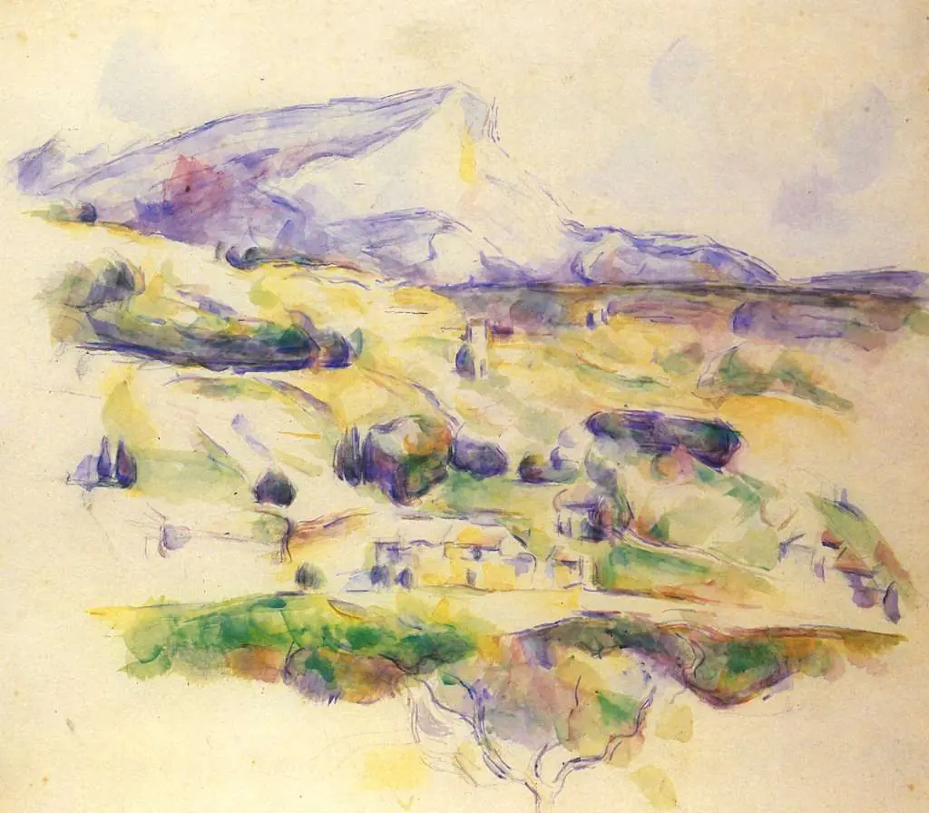 Cezanne: Montagne Saint Victiore2