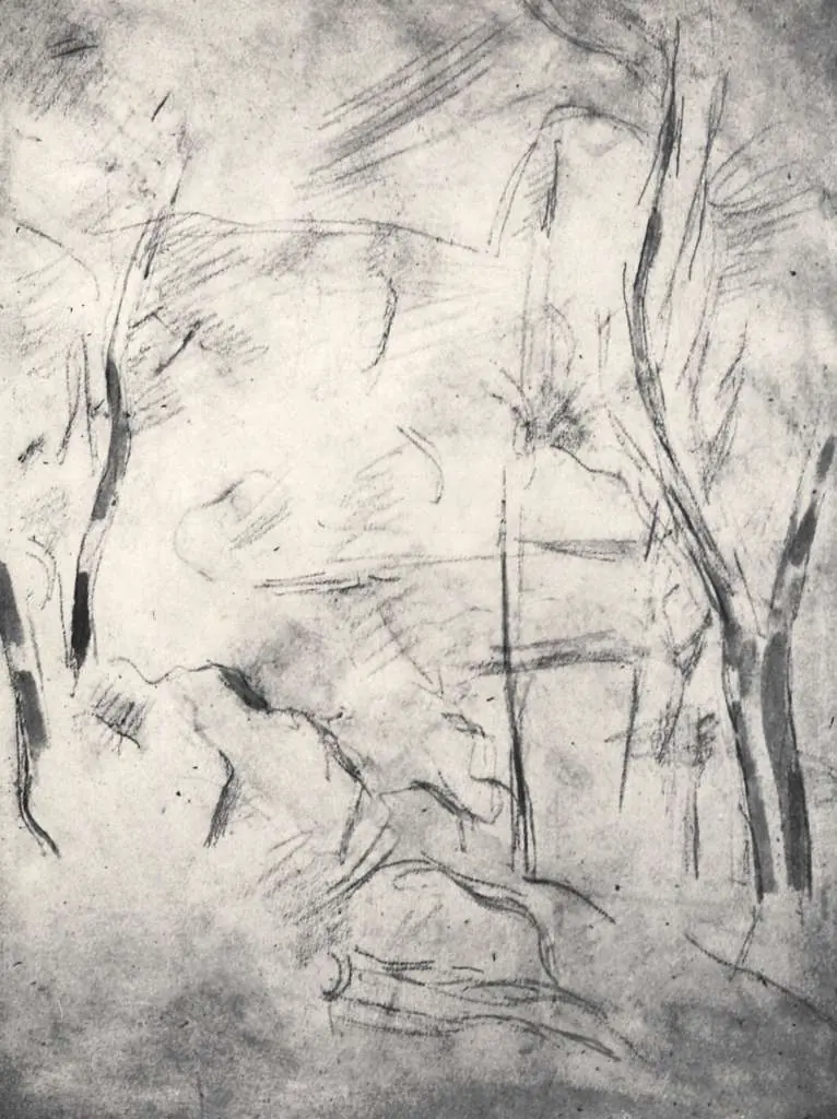 Cezanne: Rocks And Trees1