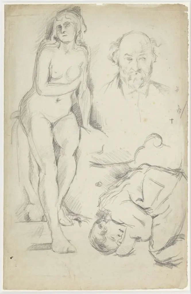 Cezanne: Studies Of Three Figures Including A Self-portrait