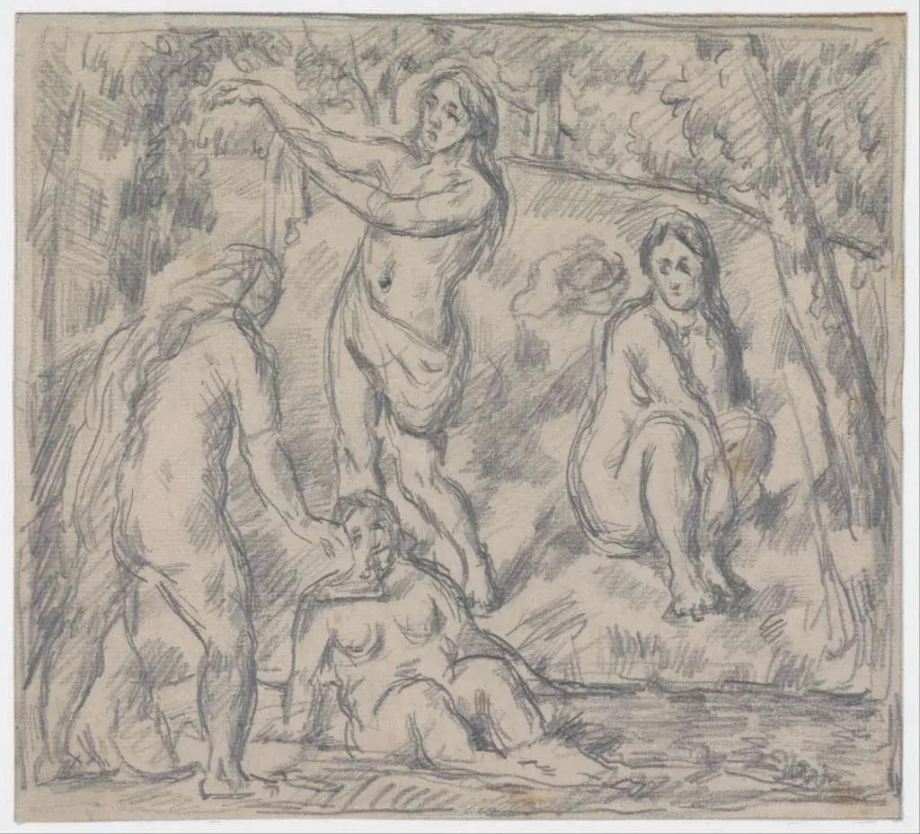 Cezanne: Study Of Four Women Bathing