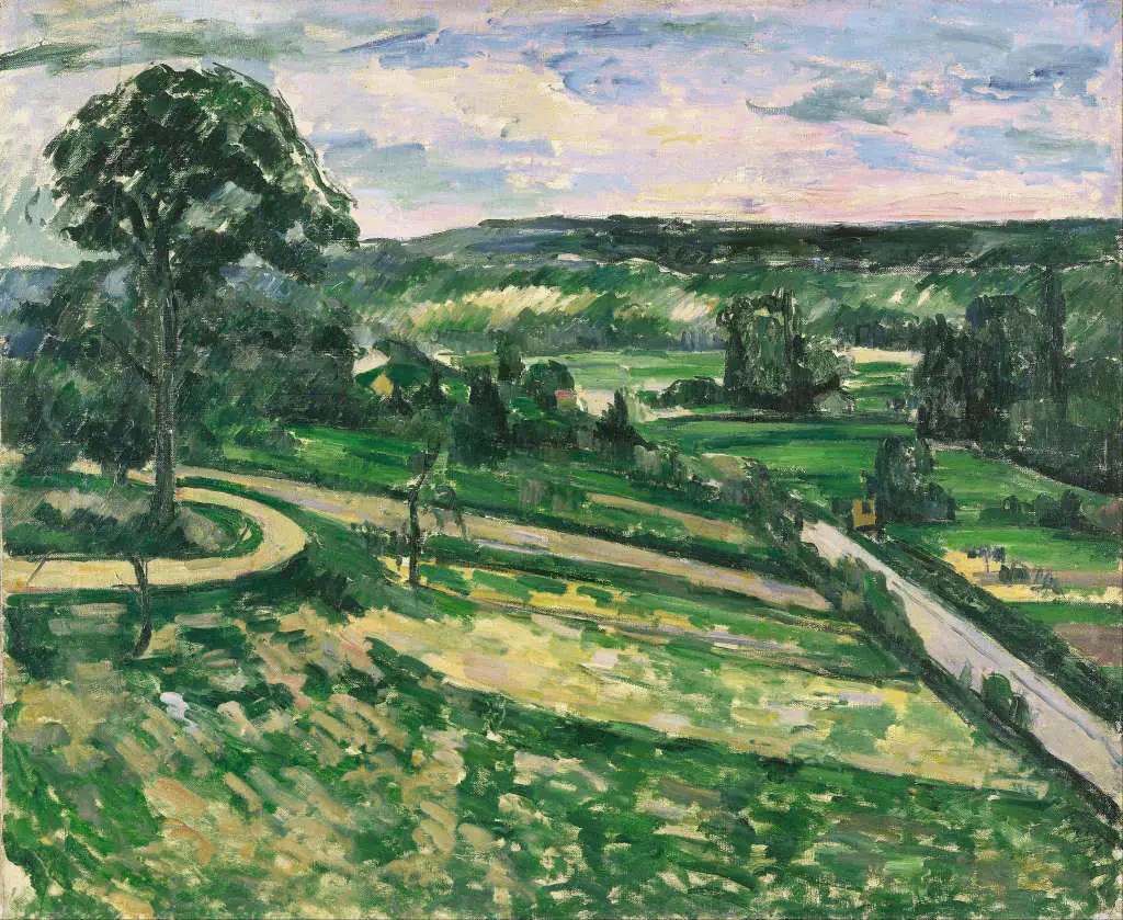 Cezanne: The Tree By The Bend