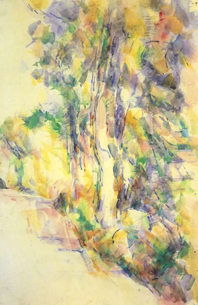 Cezanne: Trees By The Roadside