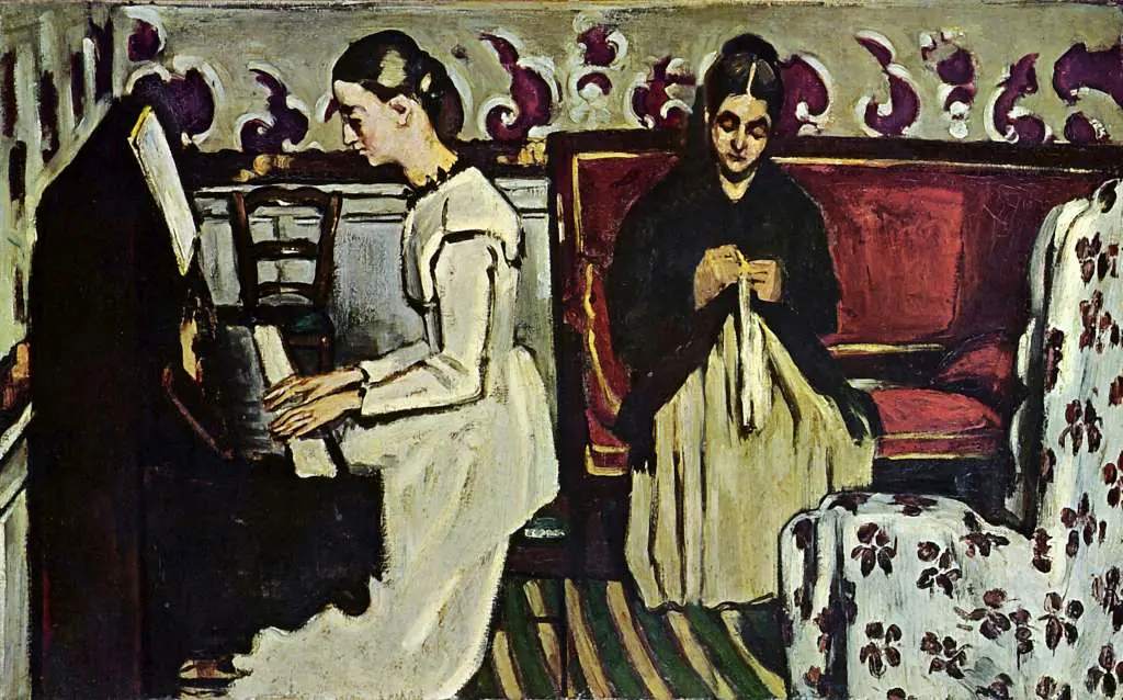 Cezanne: Girl At The Piano