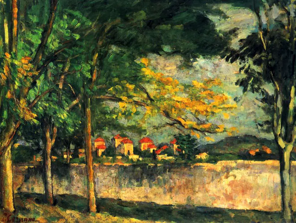 Cezanne: The Road The Wall