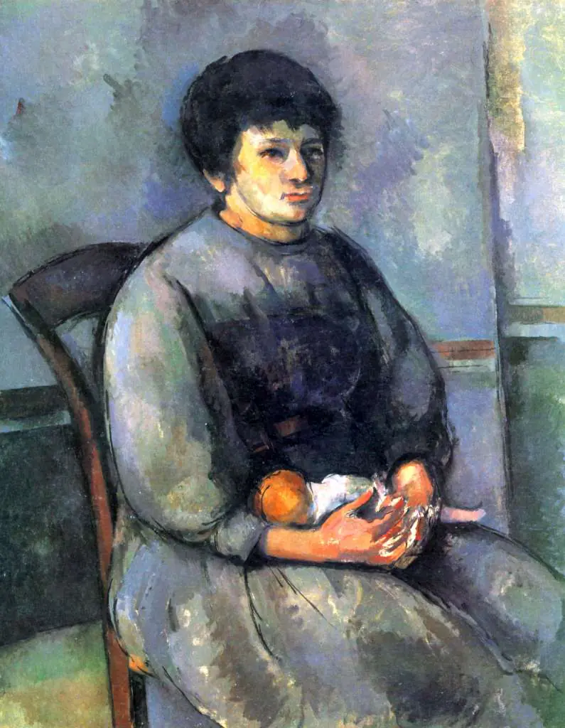 Cezanne: Young Girl With Doll