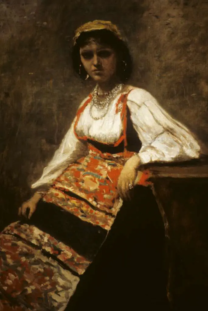 Corot: Italian Girl