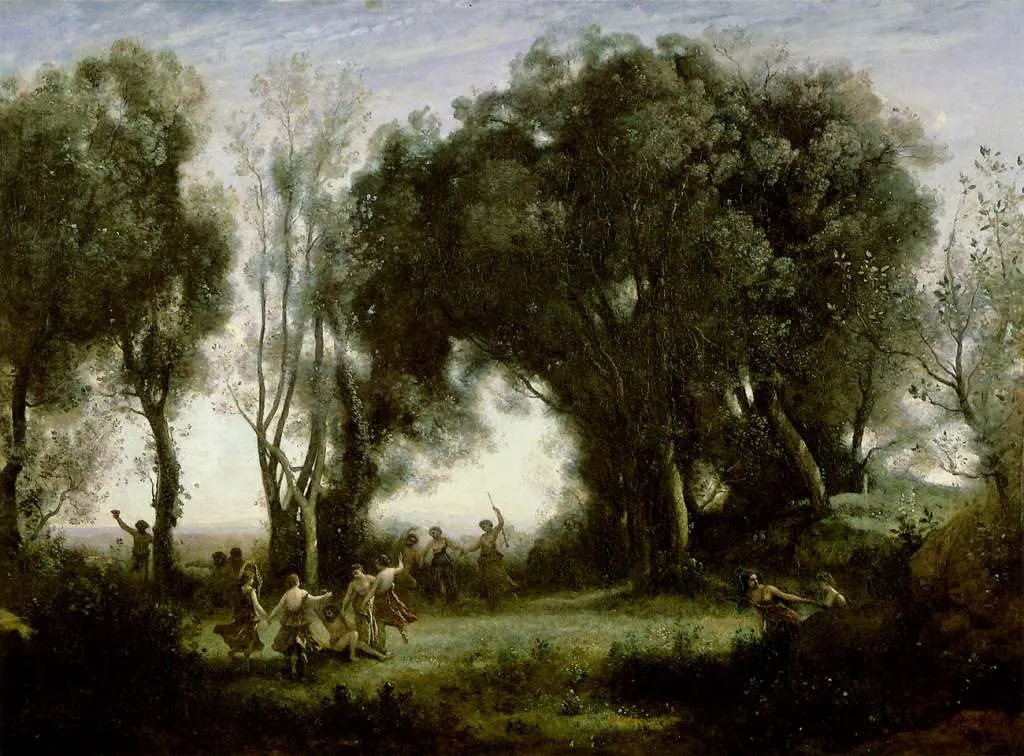 Corot: Morning The Dance Of The Nymphs