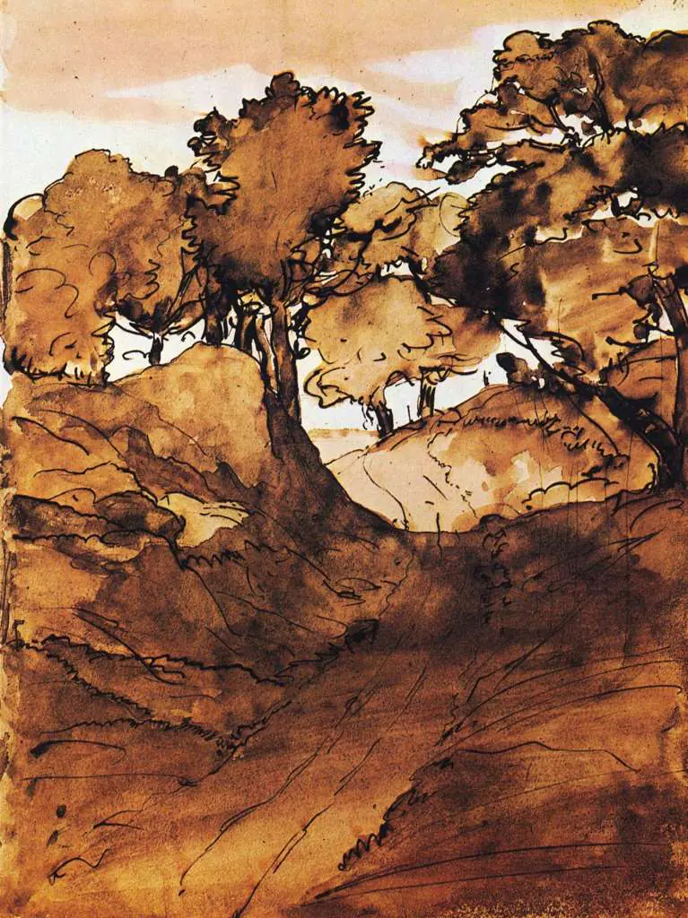 Degas: A Landscape In Normandy