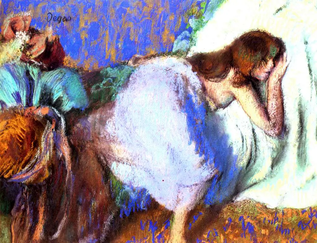 Degas: A Quiet Girl In Bed