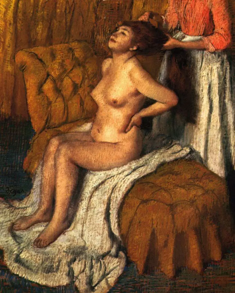 Degas: A Woman Having Her Hair Combed