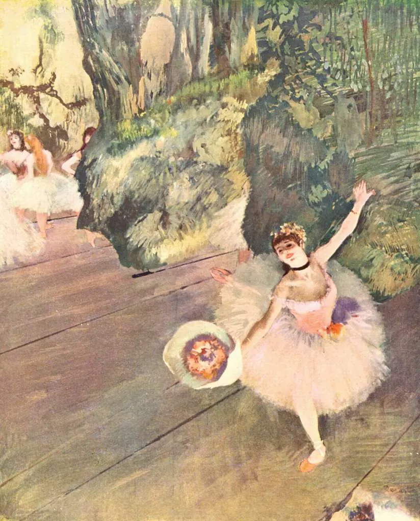 Degas: Dancer With Bouquet The Star Of The Ballets
