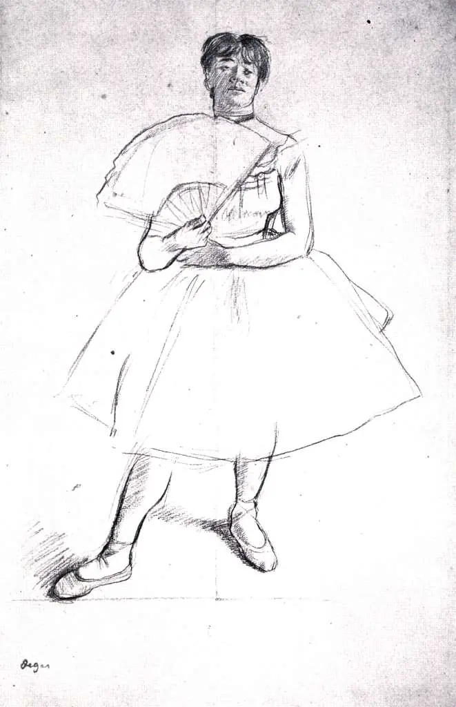 Degas: Dancer With Fan