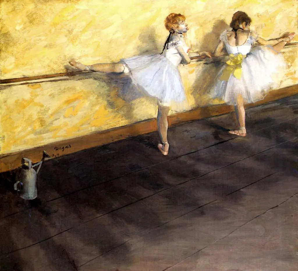Degas: Dancers Practicing At The Bar