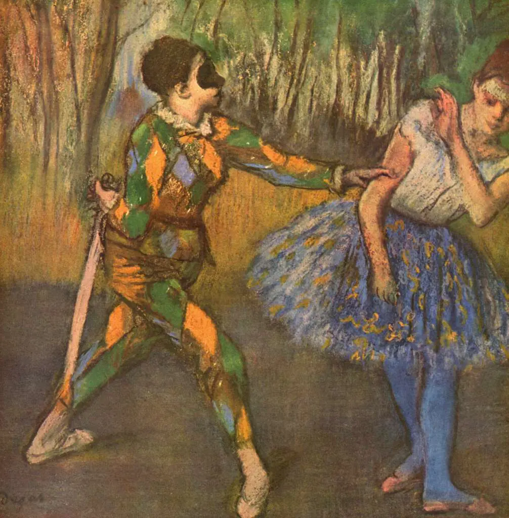 Degas: Harlequin And Colombine
