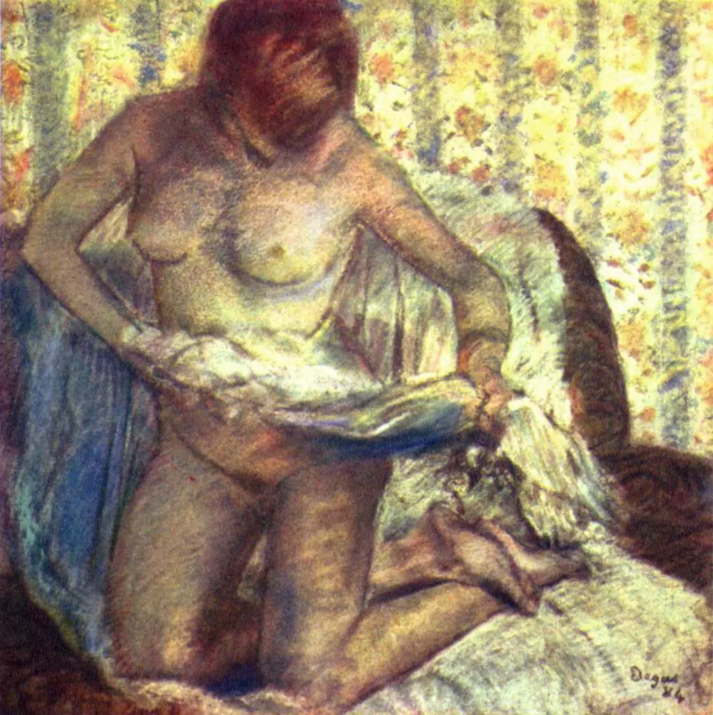 Degas: Kneeling Woman