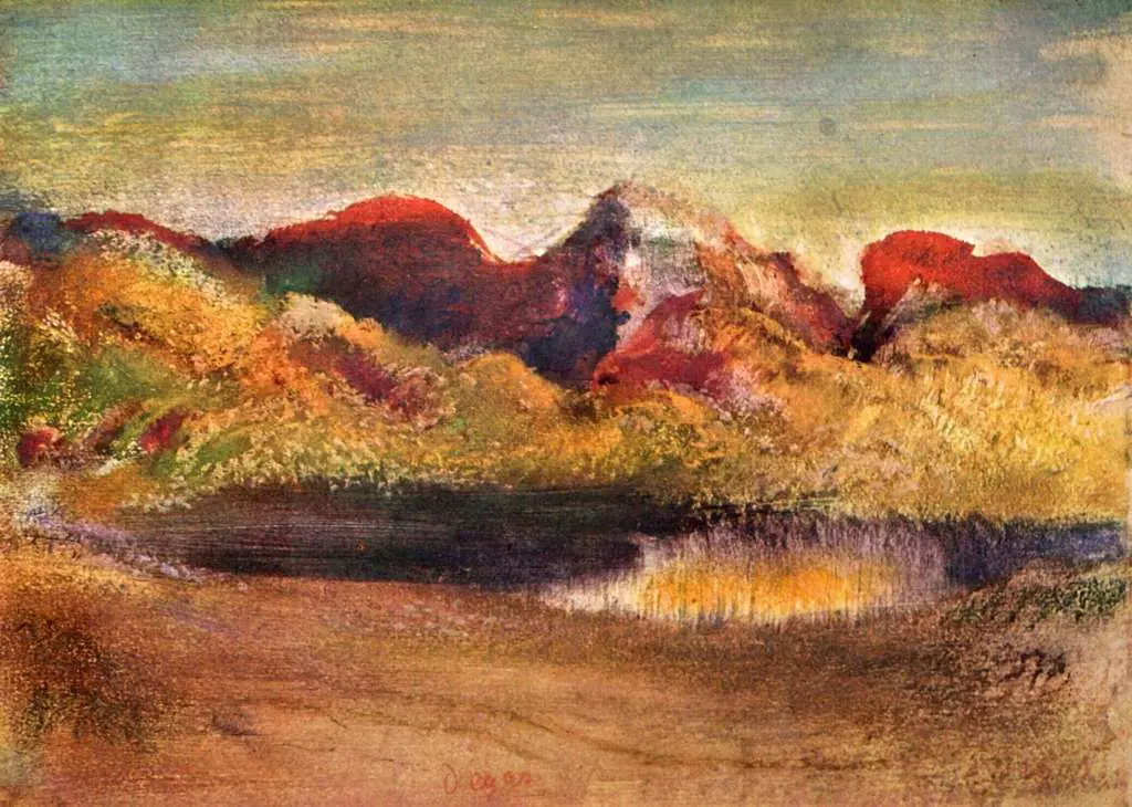 Degas: Lake And Mountains